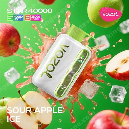 Vozol-Star-40000-Sour-Apple-Ice